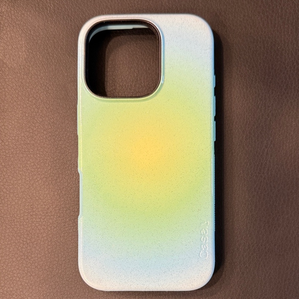 Casely Blue and Yellow Gradient Phone Case iPhone 16 Pro